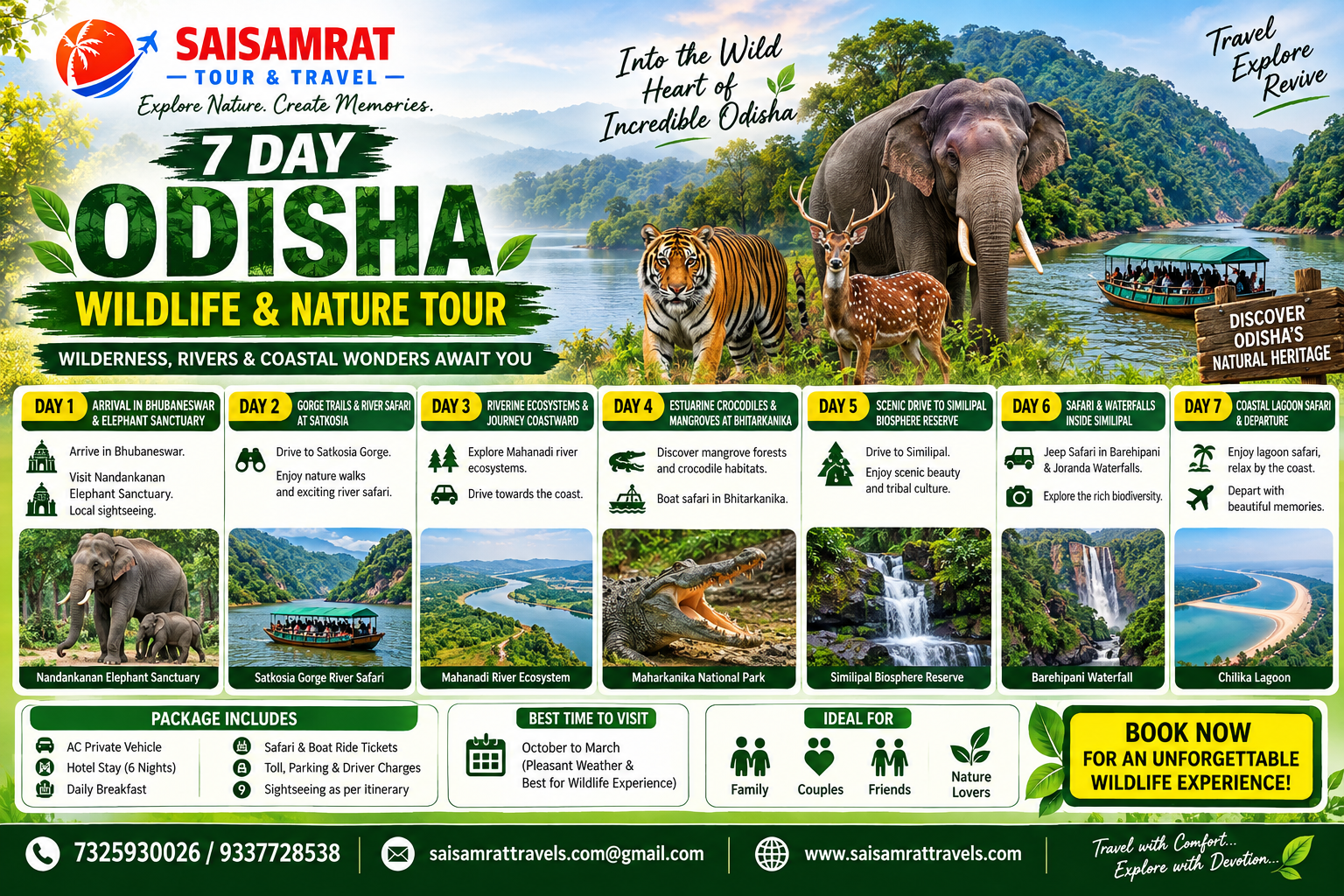 Odisha Wildlife & Nature Tour
